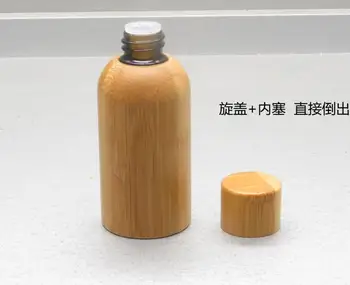 50pcs/veľa 30ml Esenciálny Olej prázdne Fľaše s prírodný bambus,sklo nádrže,všetky bamboo skrutkovací uzáver fľaše Podstate kvapaliny, parfumy