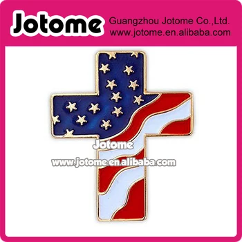 Vlastenecká Kríž Spojené Štáty Americké Americké Vlajky Klope Klobúk Bunda Pin