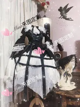 [Prispôsobené] Anime Arknights Slávik Sviatok Čiar Hra Vyhovovali Elegantné Šaty Cosplay Kostým Halloween ping 2020