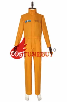 CostumeBuy Anime Oheň Sila Akiratu Oubi Cosplay Kostým Sálajúce Protipožiarne Jumpsuit Unifrom Vyhovovali Zákazku L920