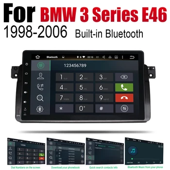 Pre BMW Radu 3 E46 1998~2006 Android Auto Rádio DVD Auto Multimediálny Prehrávač GPS Navigačný Systém, Rádio, Stereo