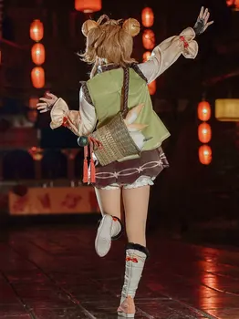 Hra Genshin Vplyv YaoYao Cosplay Kostým Ženy Roztomilý Lolita Šaty Krásne Jednotné Yao Yao Anime Vyhovovali Halloween Karnevalové Oblečenie