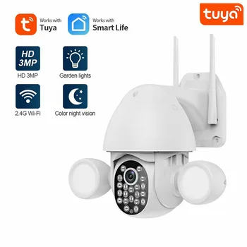 Tuya Smartlife Wifi PTZ IP Kamera Security obojsmerné Audio Home Safety Bezdrôtového IR Cam Podporu Google Domov a Alexa CCTV Kamery
