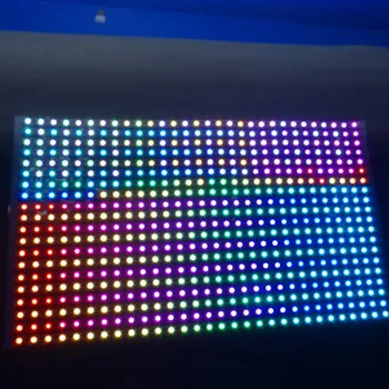 WS2813 adresný 30*30 pixelov RGB farebný flexibilné LED Pixel Panel Svetlo;DC5V vstup