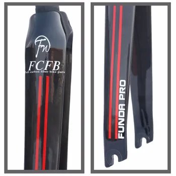 Doprava zadarmo 2018 FCFB FW 3 k /UD/12K 700 c úplné karbónová vidlica Predná čierna Vidlica karbonových Vlákien Cestnej Požičovňa Bicyklov Vidlica 28.6 mm