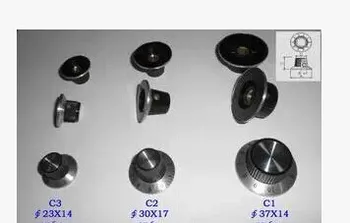 [VK] Potenciometer zodpovedajúce gombíka s dial klobúk rukoväť C2 kovového povrchu 4 mm 6 mm 6.35 mm prepínač