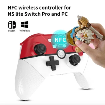 Pre Nintend Switch Bezdrôtový ovládač Gamepad Ovládač S NFC A 3D Joystick Bluetooth GamePad Pre NS Lite Bezdrôtové