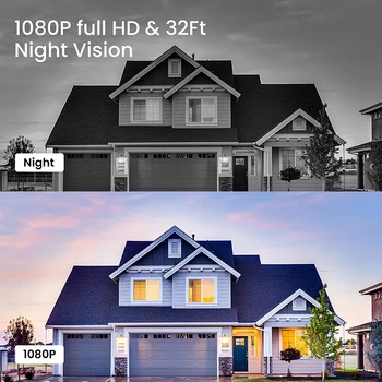 1080P hviezdne svetlo Nočné Videnie Kamery Monitor Pohybu PIR, Video Domov Dohľadu Batérie Powered Bezdrôtová Bezpečnostná Kamera Vnútorné