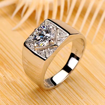 925 Sterling Silver Ring Mužov, Jemné Šperky, Luxusné Nádherné Svadobné Návrh Elegantné Originálne Konštrukčné Žena Zapojenie Trend