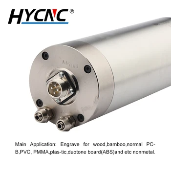 HYCNC frézovacie vreteno 1.5 2.2 3.2 KW vodou chladený motor 4 ložisko tesárstvo reklama gravírovanie motora