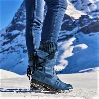 2020 nové zimné čižmy žien veľké veľkosť medium trubice bavlna, topánky silné päty Martin, topánky, módne pletené patchwork topánky