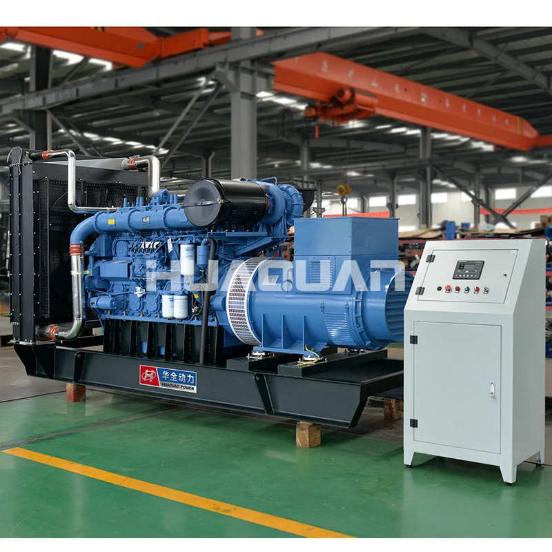700kw yuchai motor diesel generátora nízka cena generovanie
