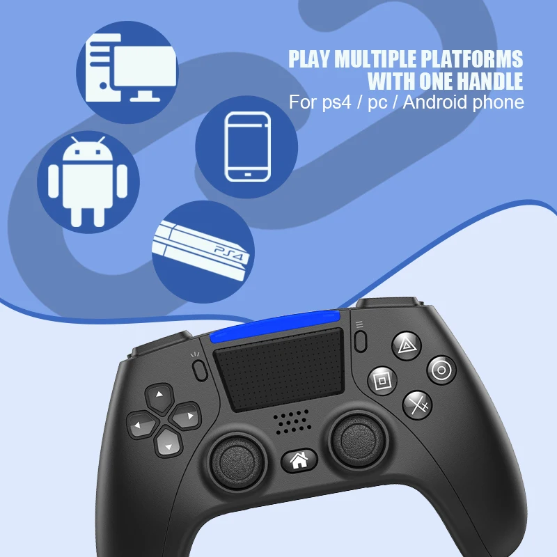 Bezdrôtový Herný ovládač pre PS4 Aktualizovaný Ovládač Gamepad Bluetooth Kontrolór Viacerých Vyvolať Vibrácie na PS4 PC Android
