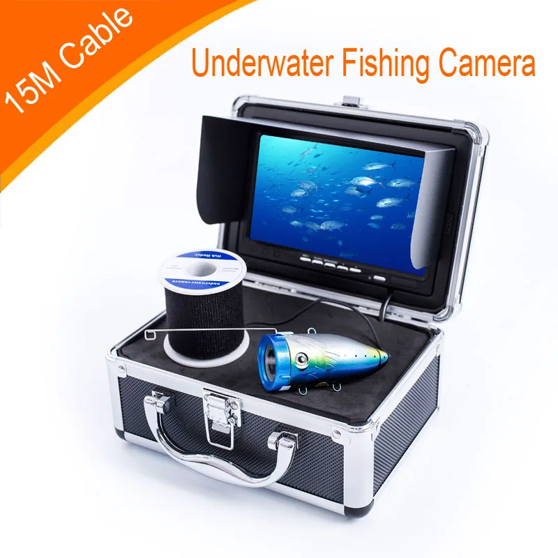 50M Rybárske Fotoaparát 12pcs Led Jazero a Rybárske Lode Pod Vodou Fotoaparát Kit/Lce Ryby Fishder