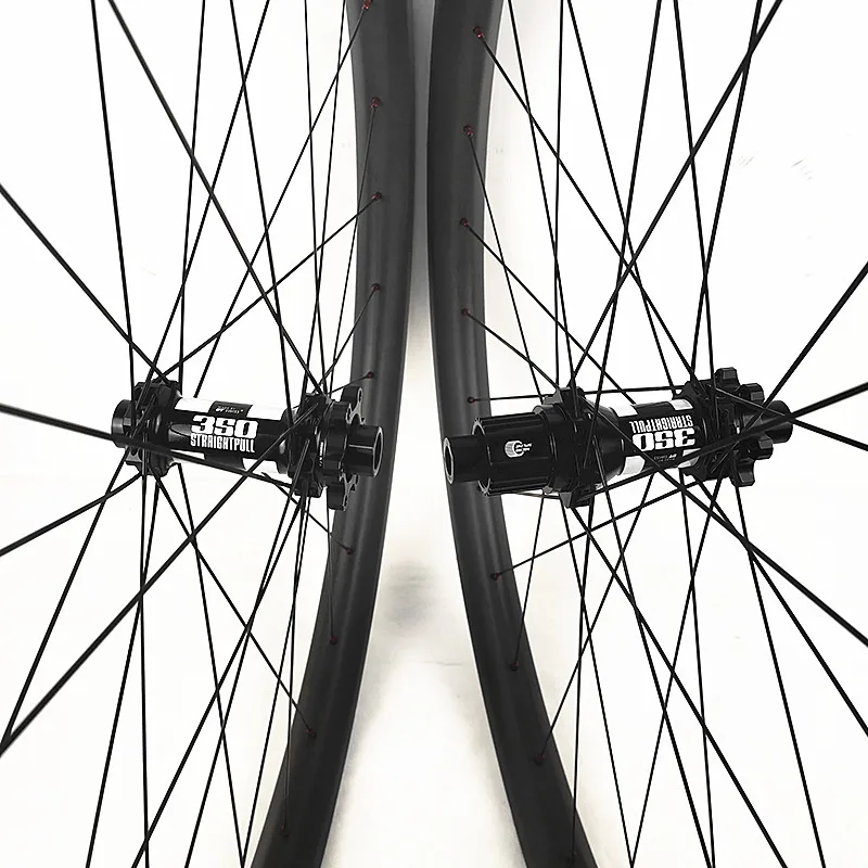 Mtb uhlíka disk kolesa 29er asymetrický xc 27.4x23mm bezdušové bicicleta aro 29 DT350S shiman0 / XD 12 speed bike carbon dvojkolesia