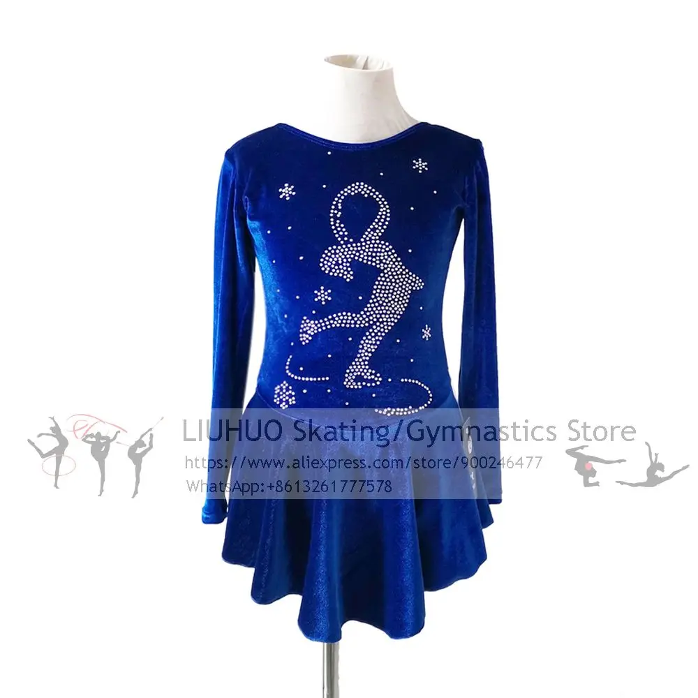 LIUHUO krasokorčuľovanie Šaty Žien a Dievčat, zimné Korčuľovanie Výkon Rytmická Gymnastika Súťaž Dance Trikot Umelecké Kostým