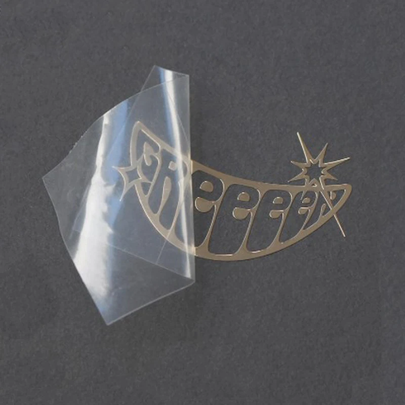 Vlastné logo nálepky na balenie box , electroform nikel nálepky electroformaing nikel logo kovové logo s 3M lepidlo